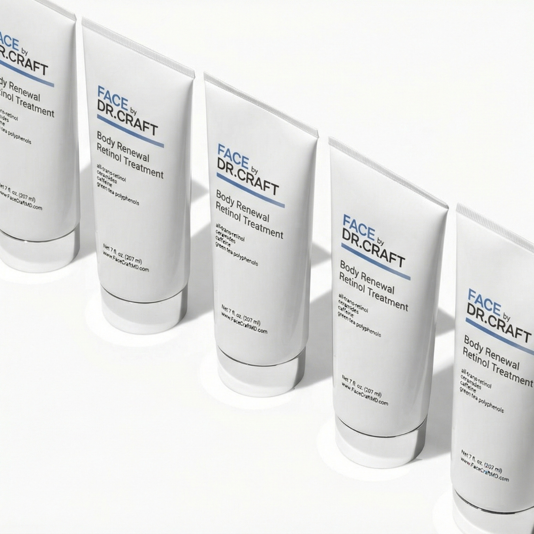 Body Renewal Retinol Treatment — lifestyle image showing application area