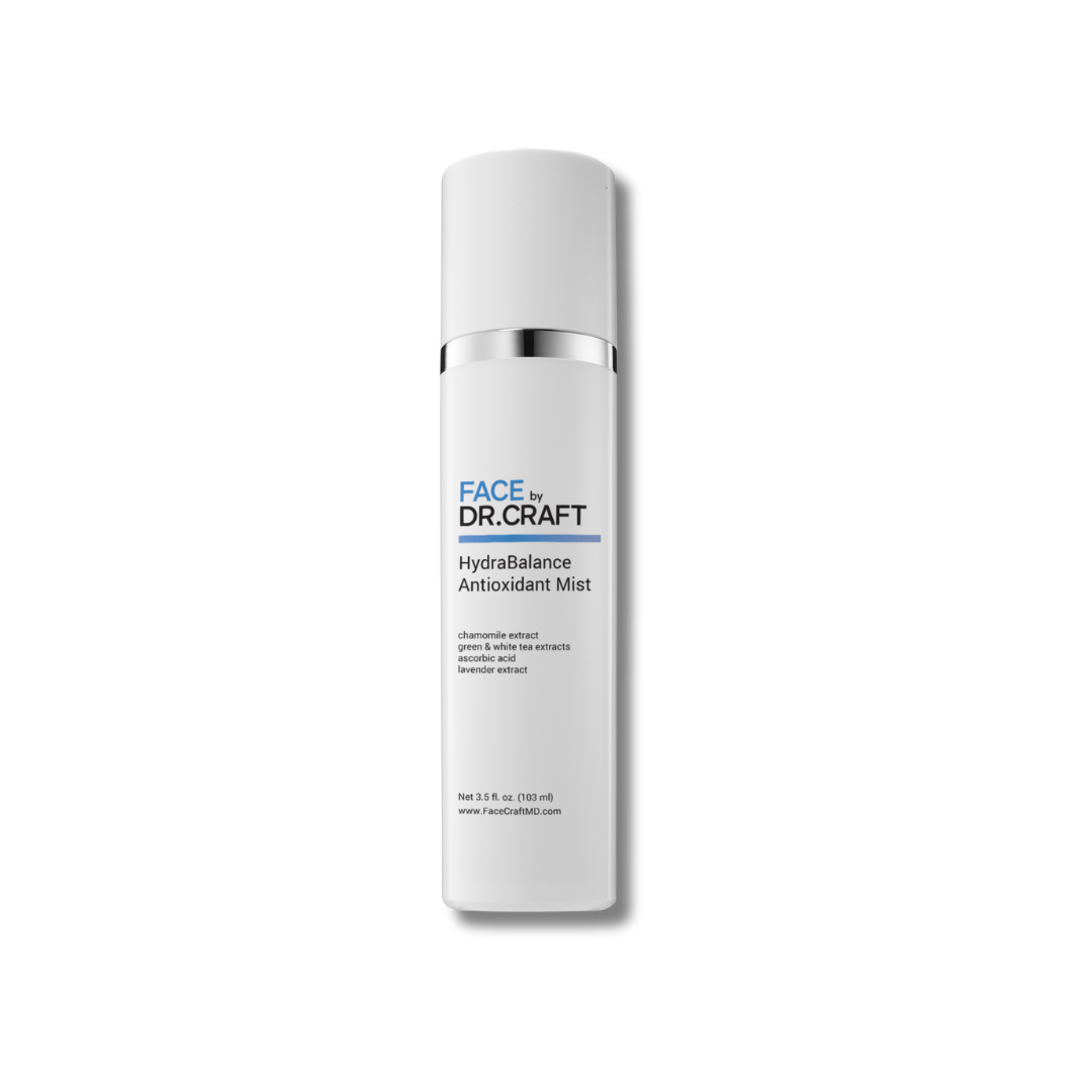 Skincare bottle labeled 'DR. CRAFT' on a white background