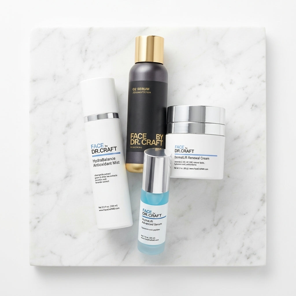 Hydration Powerhouse — 4-product physician hydration layering protocol by FACE by Dr. Craft